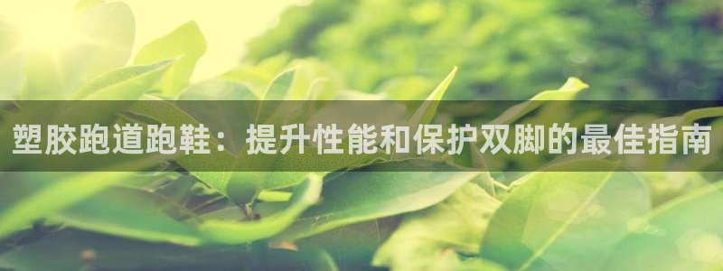 尊龙400：塑胶跑道跑鞋：提升性能和保护双脚的最佳指南