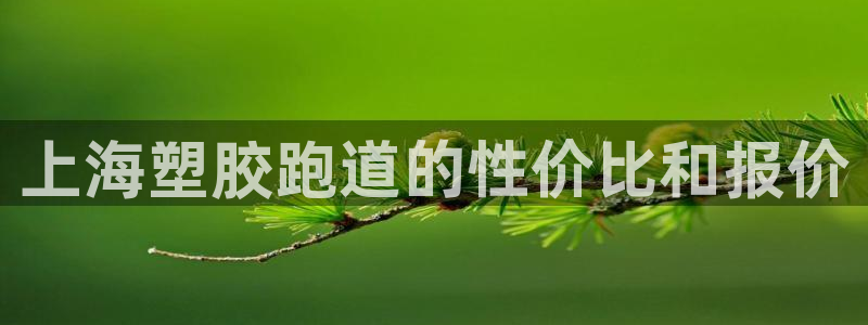 尊龙凯时人生就是搏官方网站：上海塑胶跑道的性价比和报价