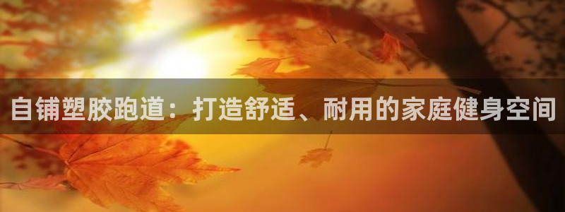 凯时旗舰厅App下载：自铺塑胶跑道：打造舒适、耐用的家庭健身空间