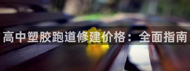 凯时尊龙平台登录：高中塑胶跑道修建价格：全面指南