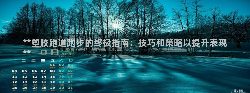 新版尊龙99：**塑胶跑道跑步的终极指南：技巧和策略