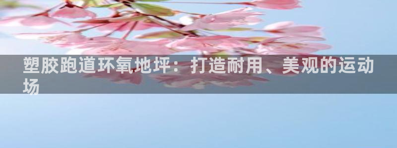 尊龙凯时代理官网入口：塑胶跑道环氧地坪：打造耐用、美