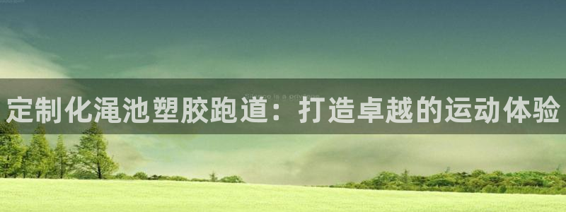 旧版尊龙人生就是博下载：定制化渑池塑胶跑道：打造卓越的运动体